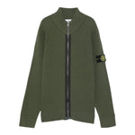 Stone Island Maglia tinta unita con Zip Verde per Bambino K2S165100012 VERDE STONE ISLAND 