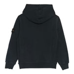 Stone Island Felpa tinta unita con Cappuccio Blu per Bambino K2S166100004 BLU STONE ISLAND 