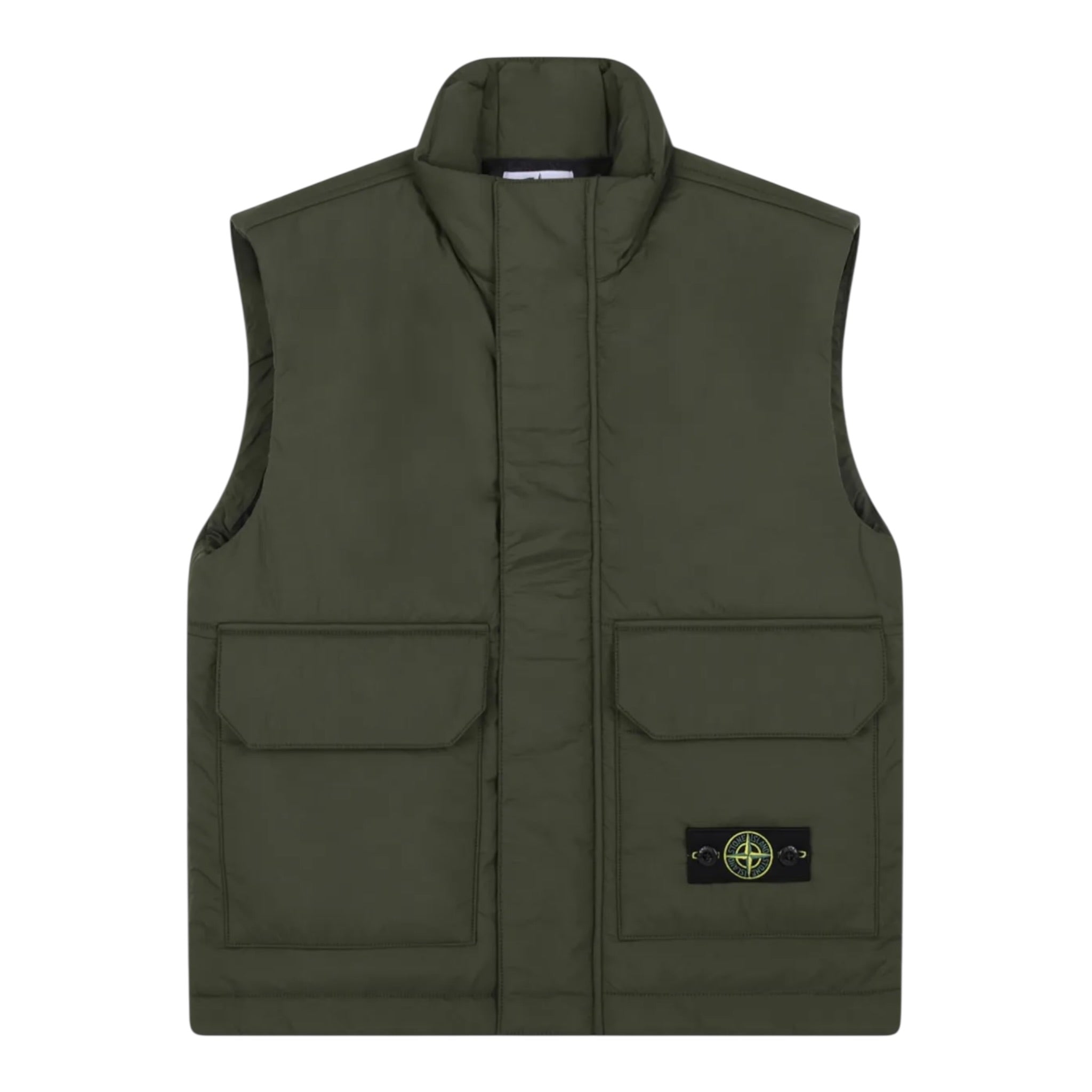 Stone Island Giubbino tinta unita Smanicato Verde per Bambino K2S16G100004 VERDE STONE ISLAND 