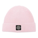 Stone Island Cappello tinta unita con Logo Rosa per Bambino K2S16N100003 ROSA STONE ISLAND 