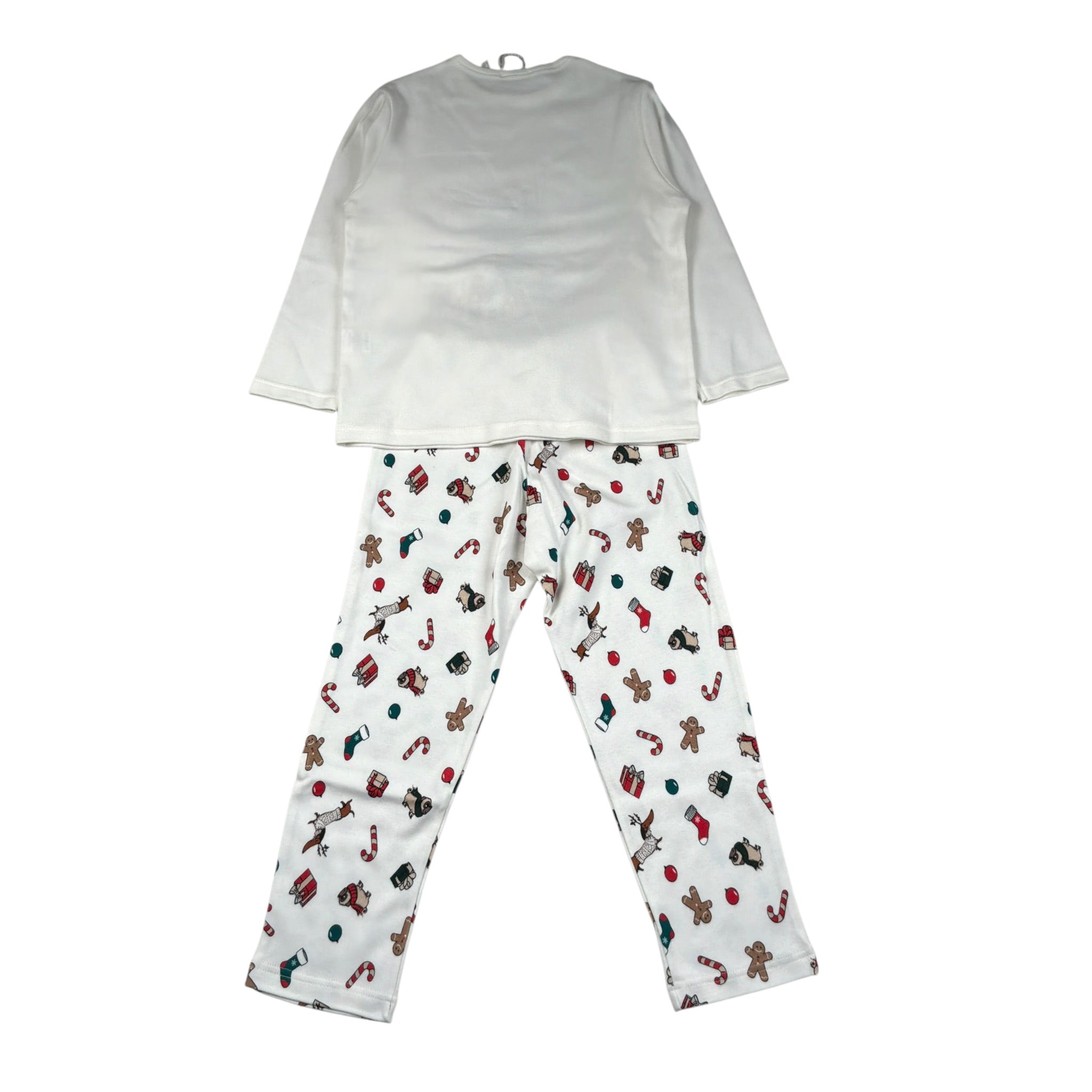 Story Loris Pigiama 2 Pezzi Shirt-Pantalone Bianco per Bambino 26492 BIANCO STORY LORIS 