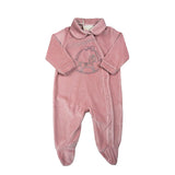 Story Loris Tutina tinta unita con Brillantini Rosa per Neonata 57303 ROSA STORY LORIS 