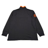 Sun68 Polo Manica Lunga tinta unita con Logo Nero per Bambino A41311 NERO SUN68 
