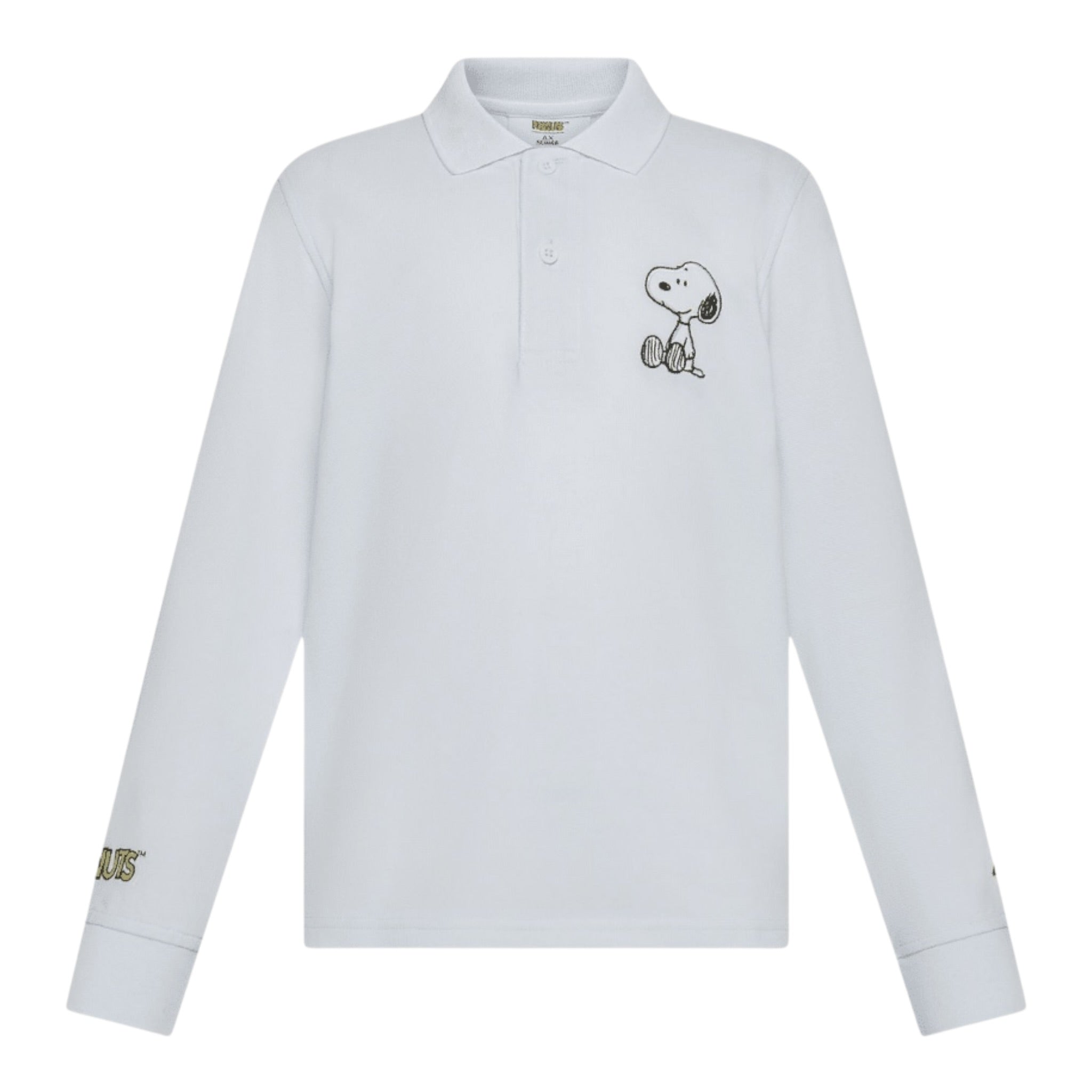 Sun68 Polo Manica Lunga tinta unita Bianco per Bambino A45305X BIANCO SUN68 