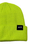Sun68 Cappello tinta unita con Logo Verde Fluo per Bambino C44303 VERDE FLUO SUN68 