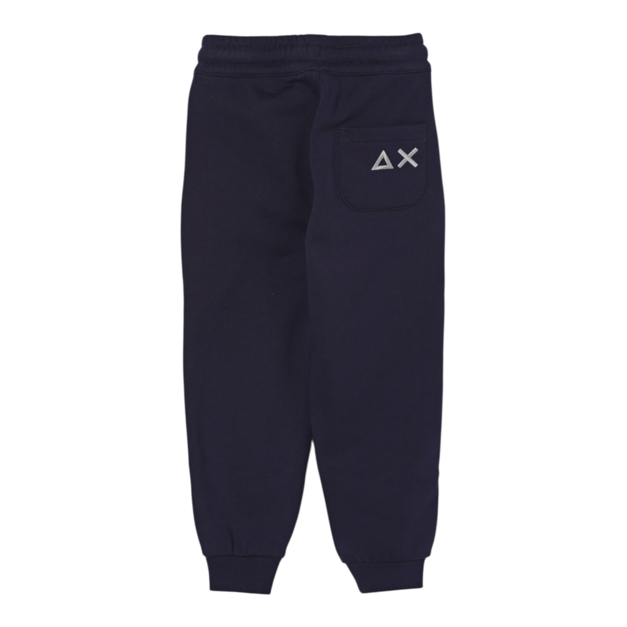 Sun68 Pantalone Modello Tuta tinta unita con Logo Blu per Bambino F45340 BLU SUN68 