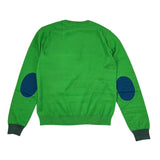 Sun68 Maglia tinta unita Girocollo Verde per Bambino K44327 VERDE SUN68 