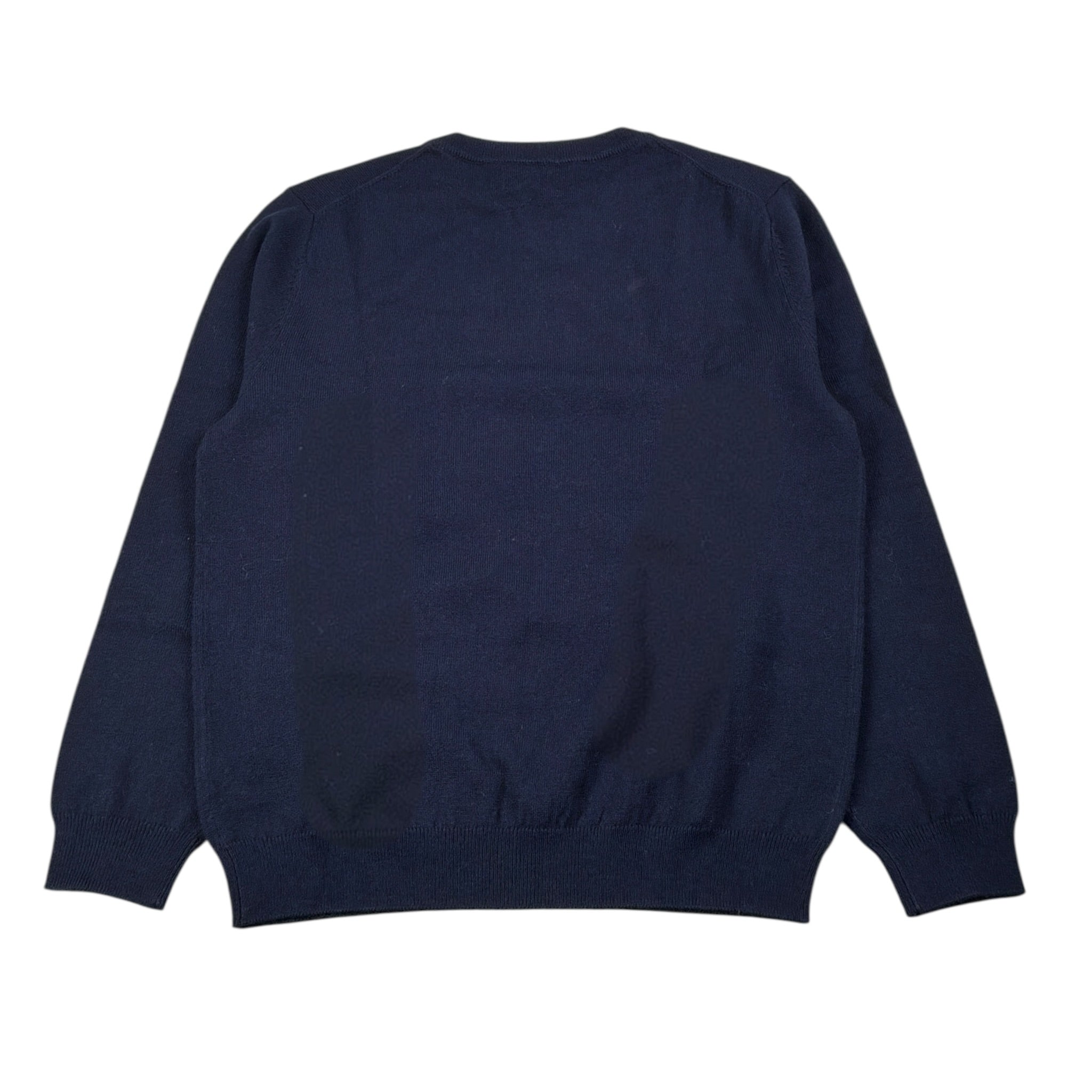 Sun68 Maglia Girocollo tinta unita con Logo Blu per Bambino K45301 BLU SUN68 