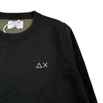 Sun68 Maglia Girocollo tinta unita Nero per Bambino K45343 NERO SUN68 