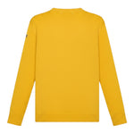 Sun68 Maglia Girocollo tinta unita con Stampa Giallo per Bambino K453522 GIALLO SUN68 