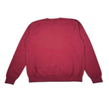 Sun68 Maglia Girocollo tinta unita con Ricamo Snoopy Bordeaux per Bambino K45352 BORDEAUX SUN68 