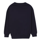 Sun68 Maglia Girocollo tinta unita con Ricamo Snoopy Nero per Bambino K45352X NERO SUN68 