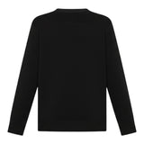 Sun68 Maglia Girocollo tinta unita con Ricamo Snoopy Nero per Bambino K45352XX NERO SUN68 