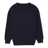 Sun68 Maglia Girocollo tinta unita con Ricamo Snoopy Blu per Bambino K45352XXXX BLU SUN68 