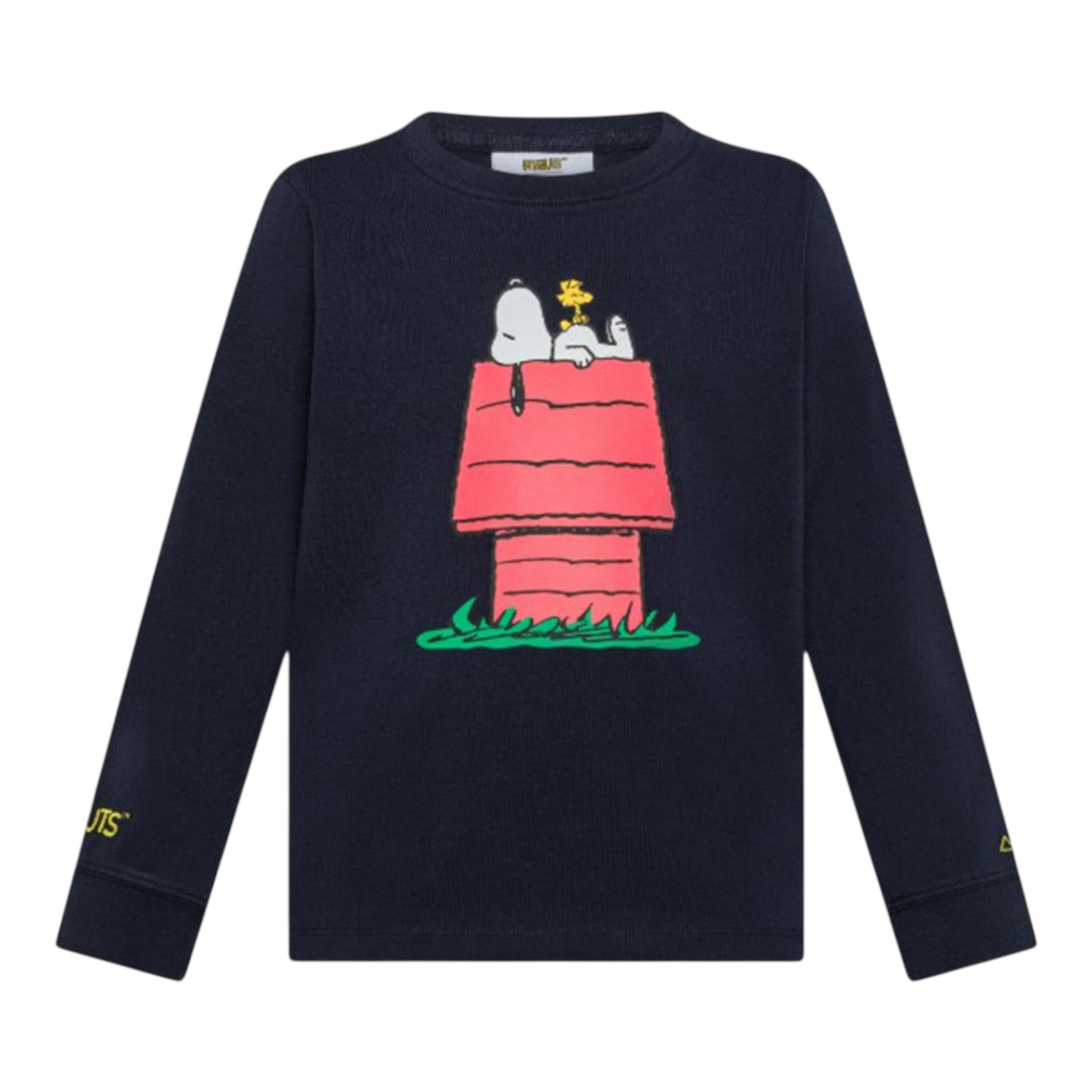 Sun68 Shirt tinta unita con Stampa Blu per Bambino T4531000 BLU SUN68 