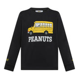 Sun68 Shirt tinta unita con Stampa Nero per Bambino T45310 NERO SUN68 