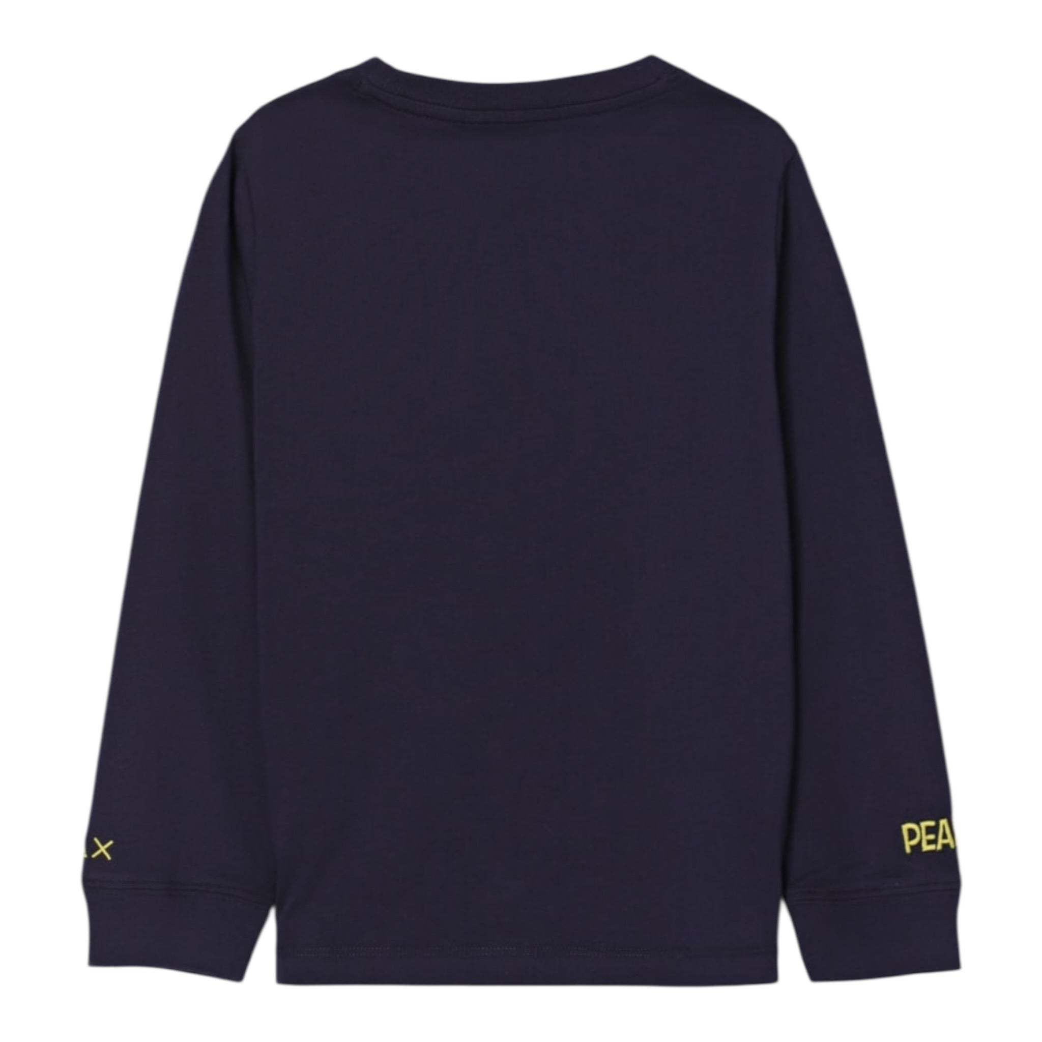 Sun68 Shirt tinta unita con Stampa Nero per Bambino T45310 NERO SUN68 