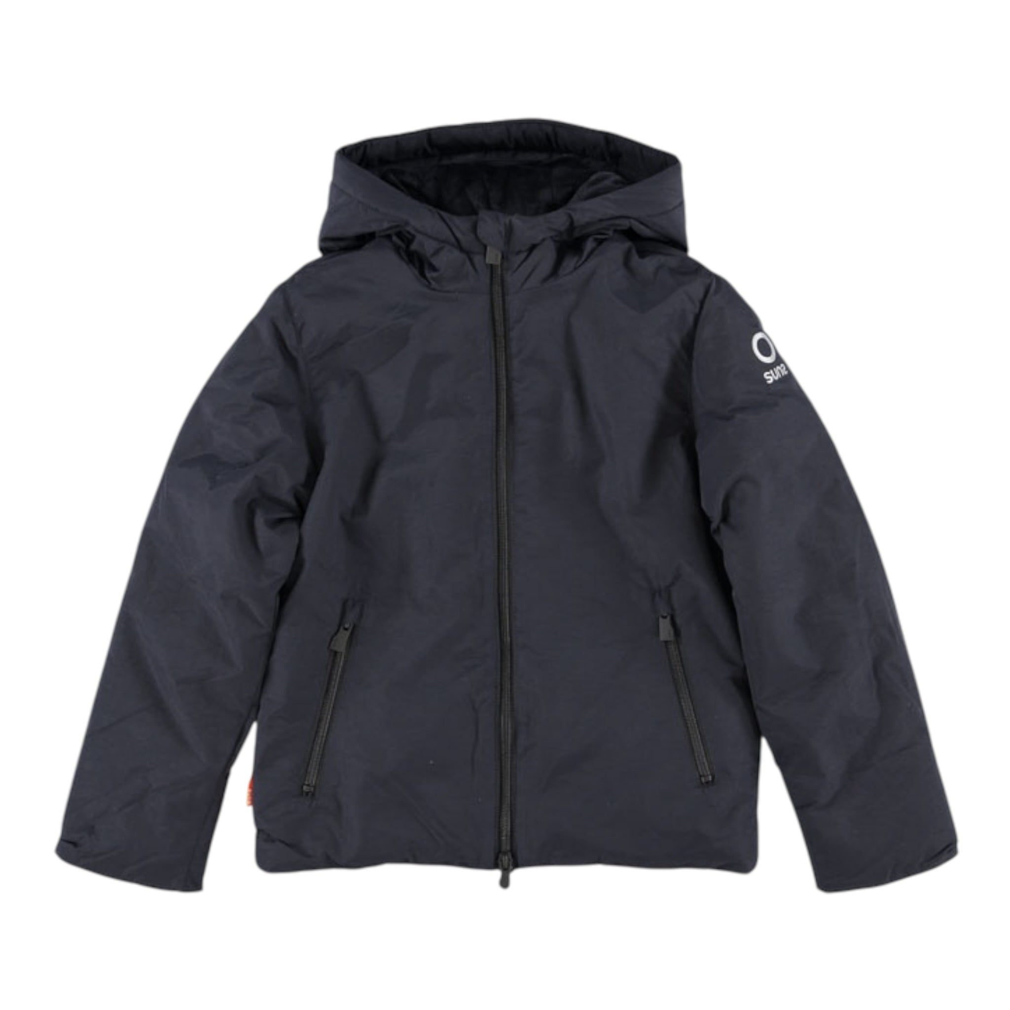 Suns Giubbino tinta unita con Cappuccio Blu per Bambino GBS5338UBJ BLU SUNS 