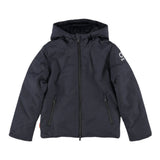 Suns Giubbino tinta unita con Cappuccio Nero per Neonato GBS5338UB NERO SUNS 
