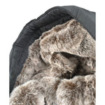 Suns Giubbino Tina Unita con Zip E Cappuccio Nero per Neonato GBS5353DB NERO SUNS 