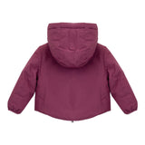 Suns Giubbino tinta unita con Cappuccio Fuxia per Neonata GBS5354DB FUXIA SUNS 