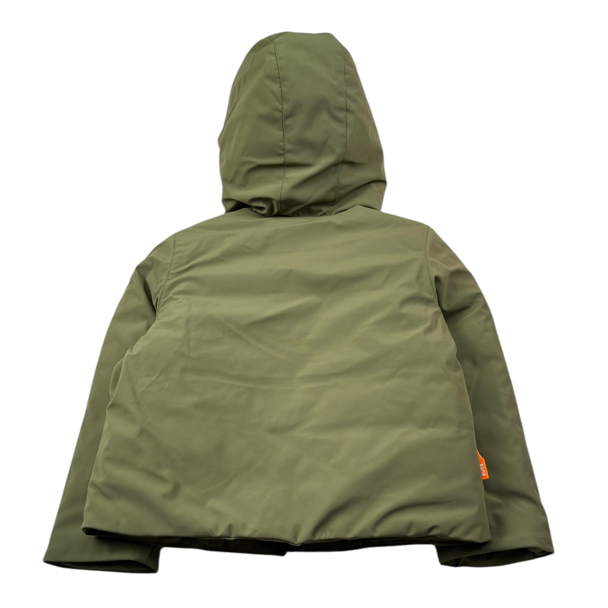 Suns Giubbino tinta unita con Cappuccio Verde per Bambino GBS603U VERDE SUNS 