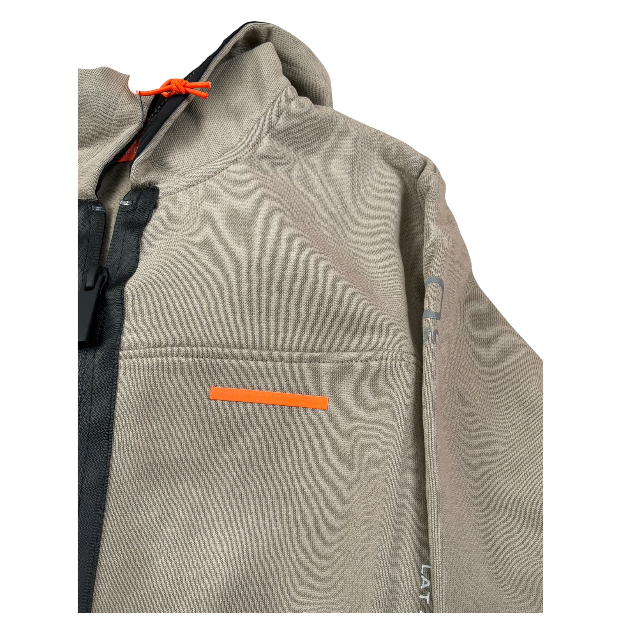 Suns Felpa con Zip E Cappuccio tinta unita Beige per Bambino MFS6305U BEIGE SUNS 