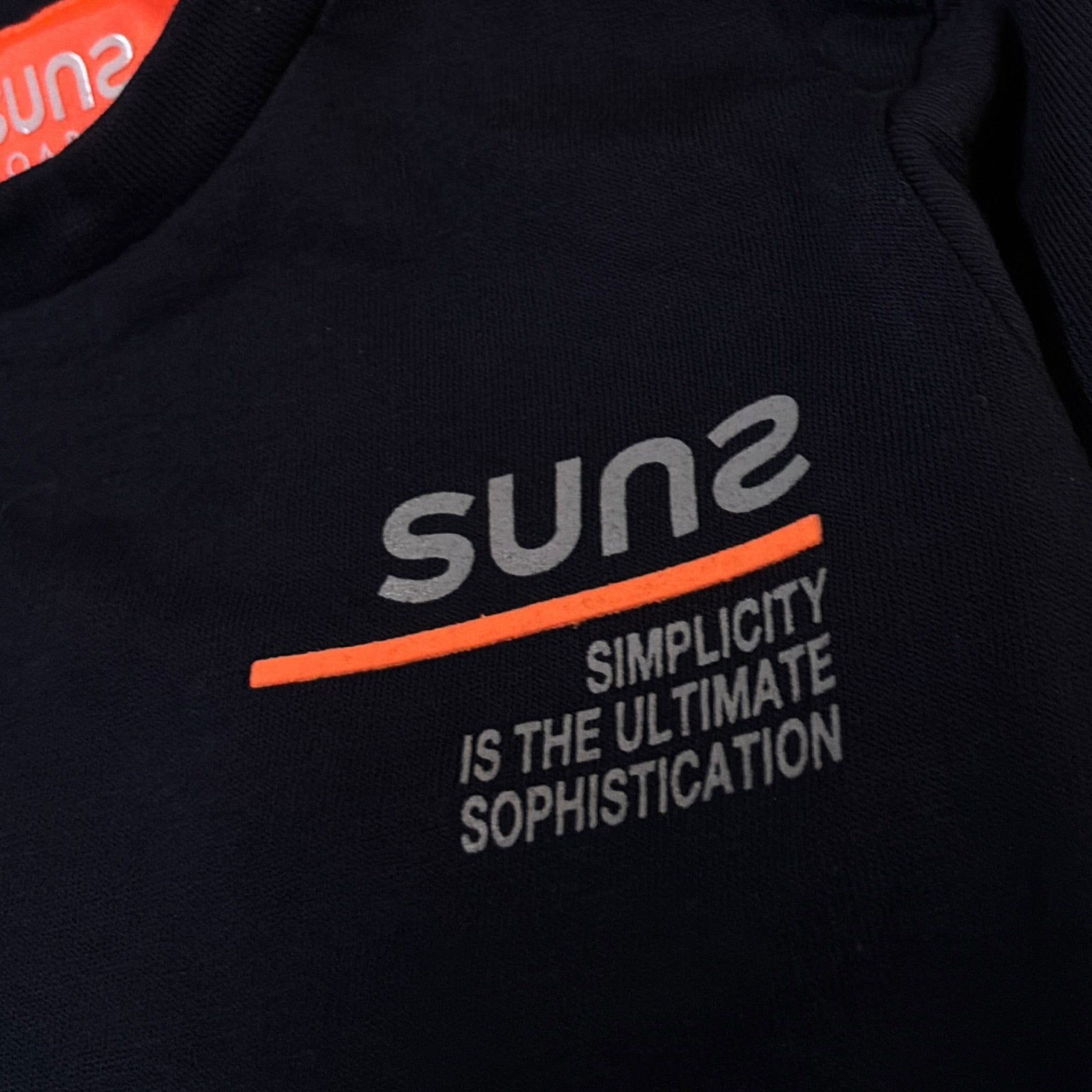 Suns Shirt tinta unita con Stampa Blu per Bambino TSS6301UBJ BLU SUNS 