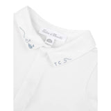Tartine Et Chocolat Body tinta unita con Colletto Bianco per Neonato CA11020 BIANCO TARTINE ET CHOCOLAT 