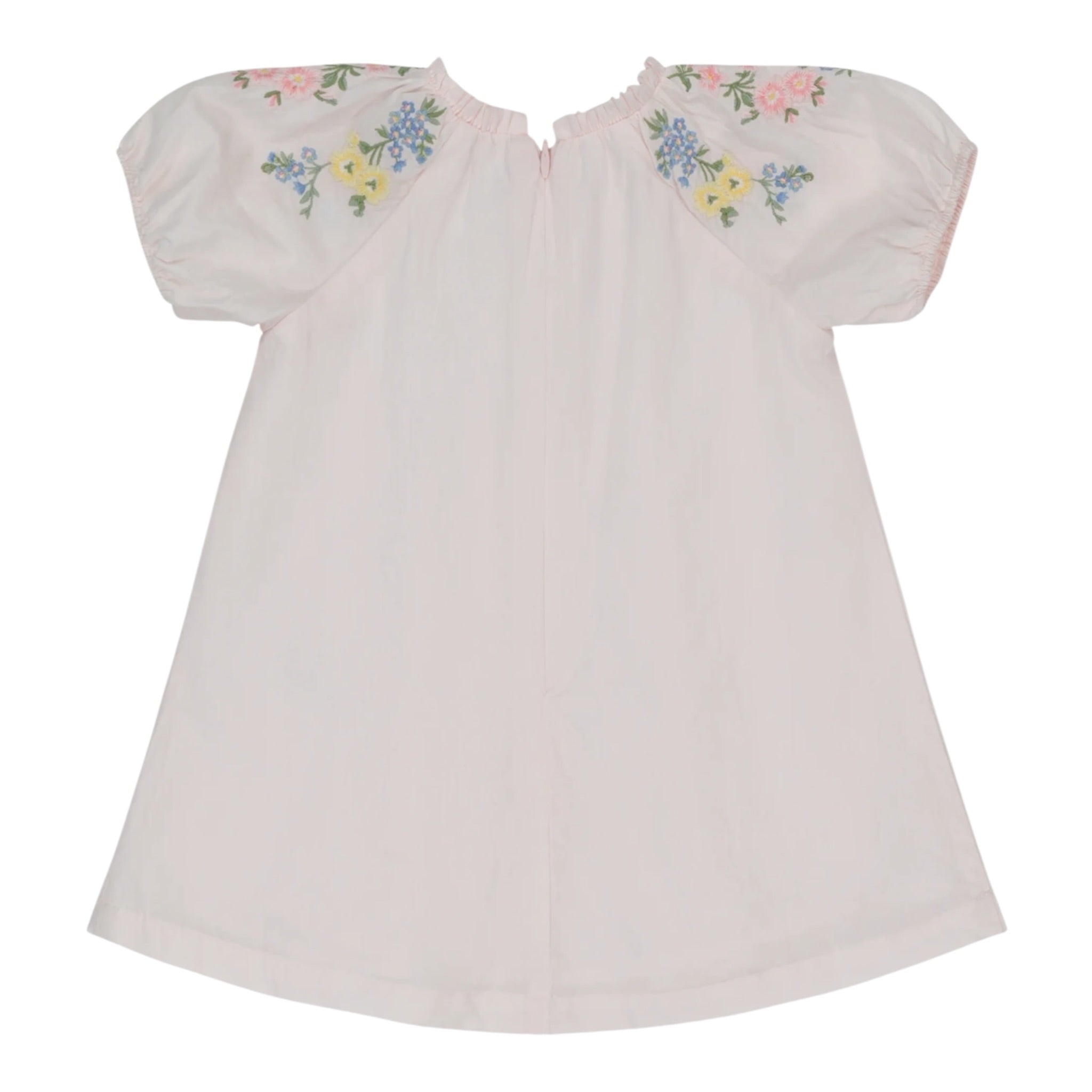 Tartine Et Chocolat Abito Camicia tinta unita con Ricami Rosa per Neonata CA30181 ROSA TARTINE ET CHOCOLAT 