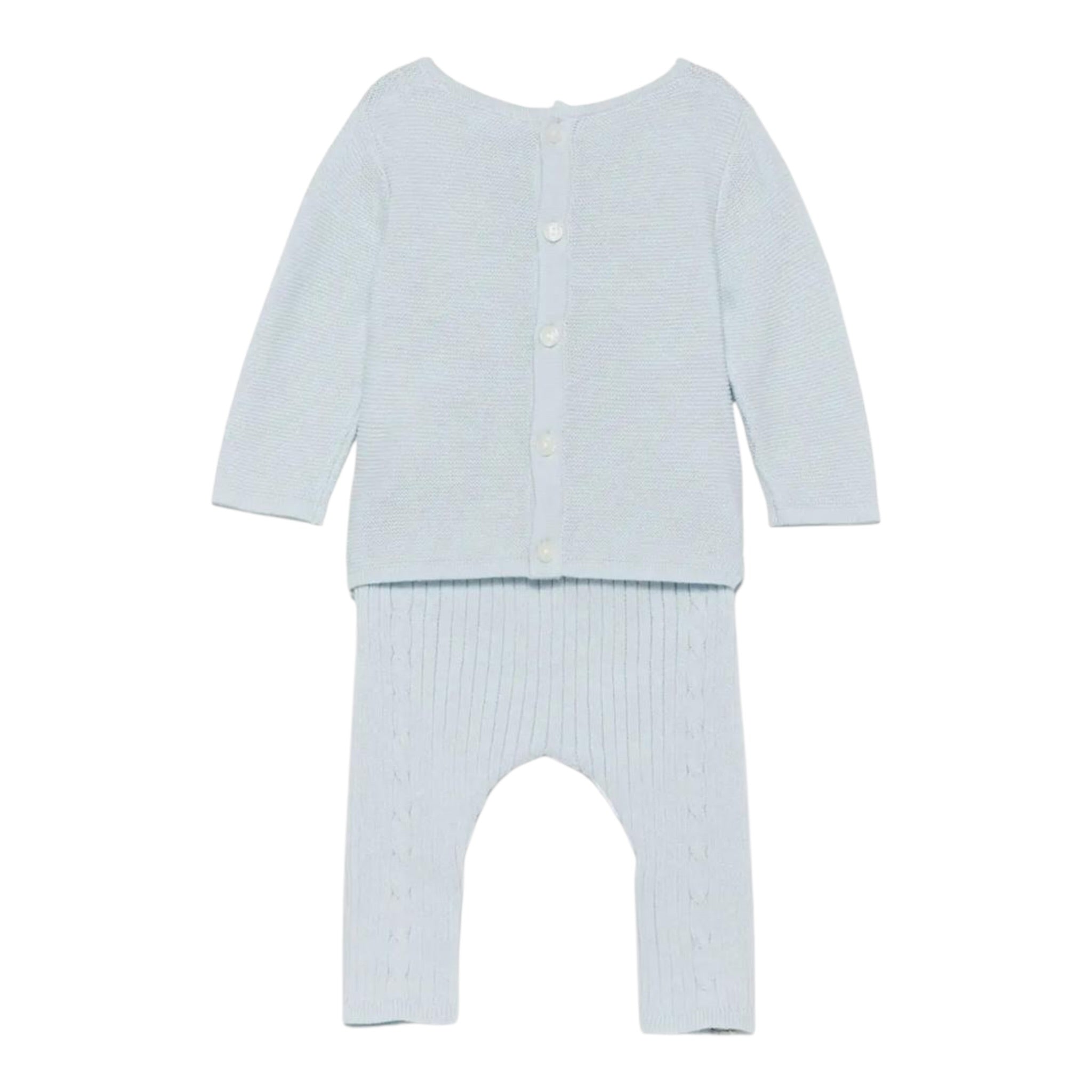Tartine Et Chocolat Completo 2Pz Maglia-Pantalone Azzurro per Neonato CA3610 AZZURRO TARTINE ET CHOCOLAT 