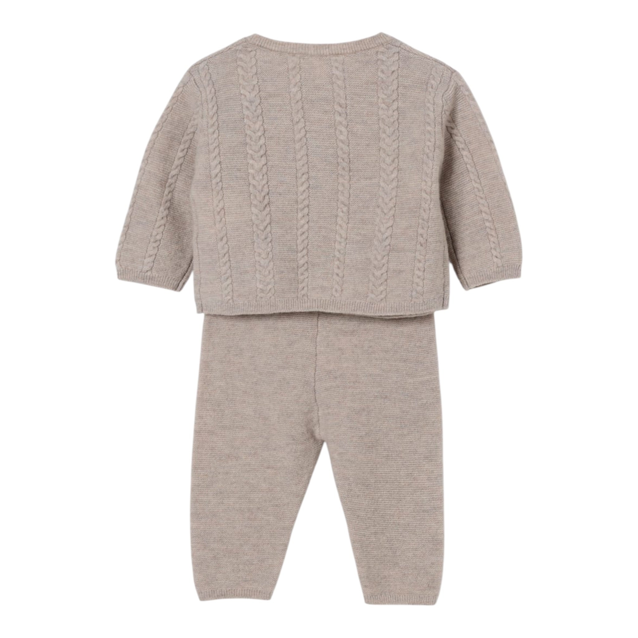 Tartine Et Chocolat Completo 2Pz Maglia-Pantalone Beige per Neonato CA3610 BEIGE TARTINE ET CHOCOLAT 
