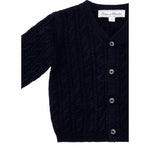 Tartine Et Chocolat Cardigan tinta unita Blu per Neonato CB18001N BLU TARTINE ET CHOCOLAT 