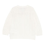 Tartine Et Chocolat Cardigan tinta unita Panna per Neonato CB18001N PANNA TARTINE ET CHOCOLAT 