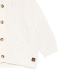 Tartine Et Chocolat Cardigan tinta unita Panna per Neonato CB18001N PANNA TARTINE ET CHOCOLAT 