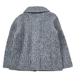 Tartine Et Chocolat Cardigan tinta unita con Colletto Blu per Neonato CB18011 BLU TARTINE ET CHOCOLAT 