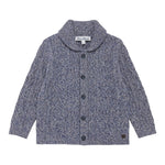 Tartine Et Chocolat Cardigan tinta unita con Colletto Blu per Neonato CB18011 BLU TARTINE ET CHOCOLAT 