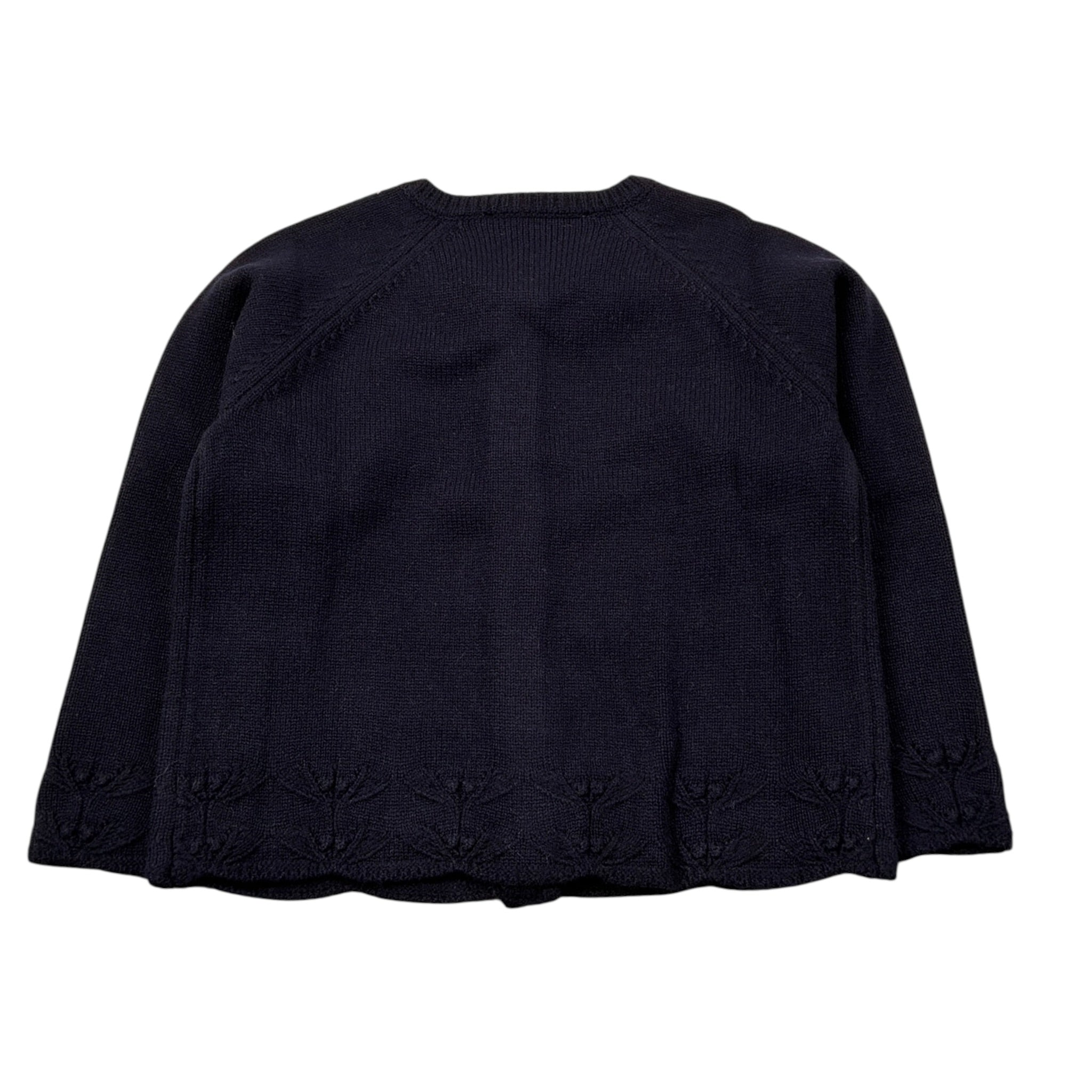 Tartine Et Chocolat Cardigan tinta unita con Ricami Blu per Neonata CB18101 BLU TARTINE ET CHOCOLAT 