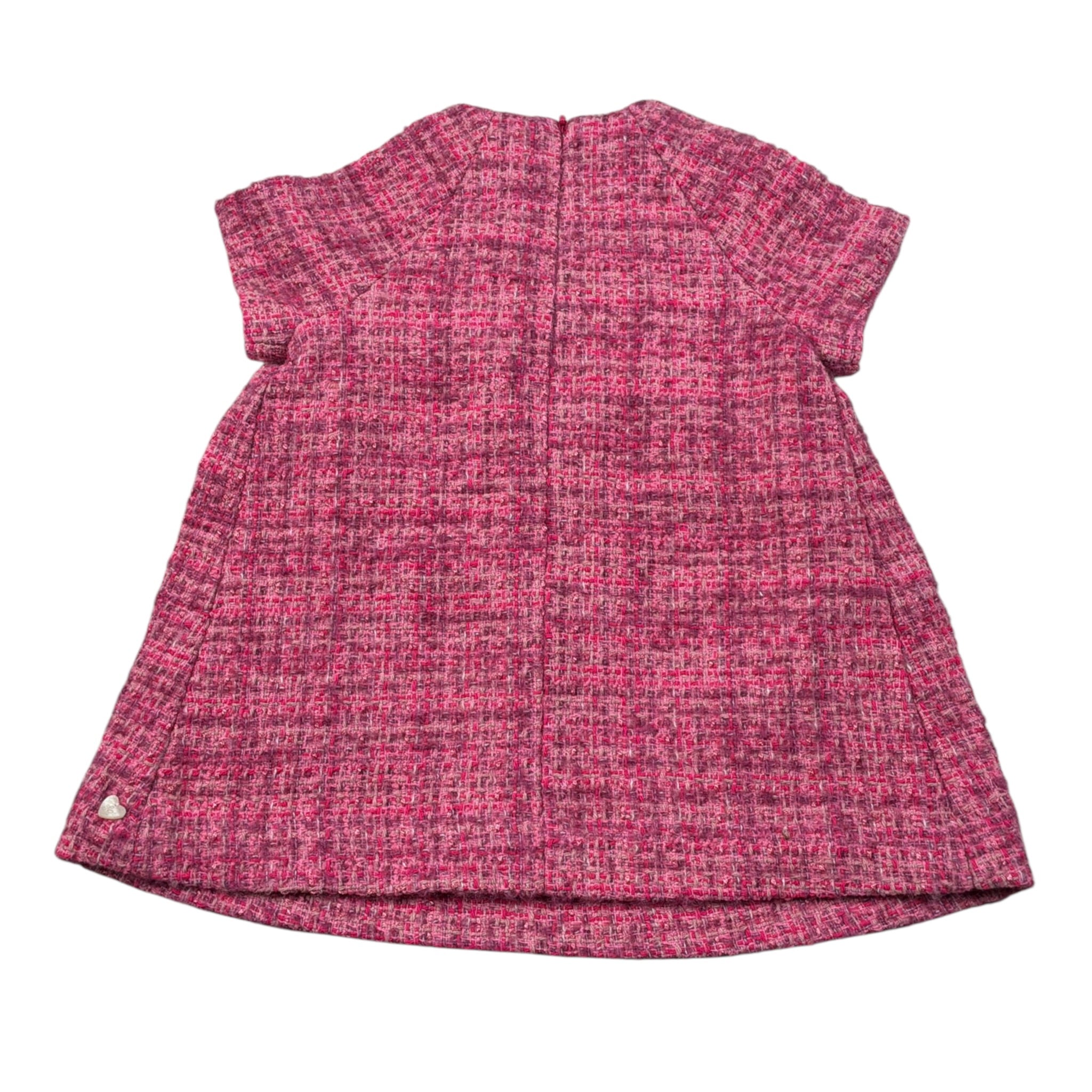 Tartine Et Chocolat Abito Mezza Manica tinta unita Fuxia per Bambina CB30031J FUXIA TARTINE ET CHOCOLAT 
