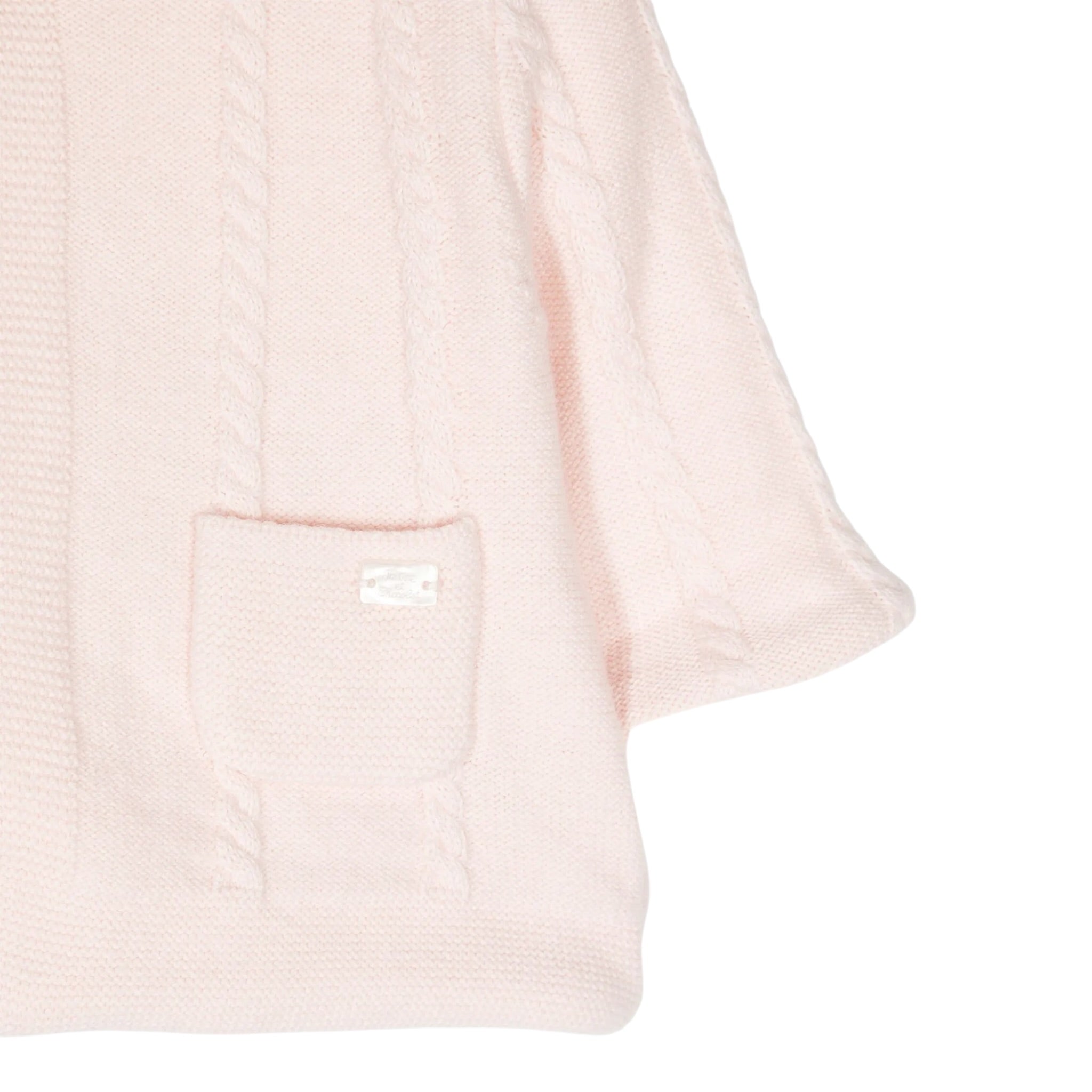 Tartine Et Chocolat Cappotto tinta unita con Cappuccio Rosa per Neonata TZ40000 ROSA TARTINE ET CHOCOLAT 