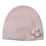 Tartine Et Chocolat Cappello Tinta Uita con Applicazioni Rosa per Neonata TZ90010 ROSA TARTINE ET CHOCOLAT 