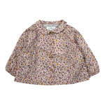 Teddy E Minou Camicia tinta unita con Stampa Fiori Rosa per Neonata A25TCL0004C0000 ROSA TEDDY E MINOU 