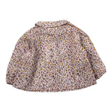 Teddy E Minou Camicia tinta unita con Stampa Fiori Rosa per Neonata A25TCL0004C0000 ROSA TEDDY E MINOU 