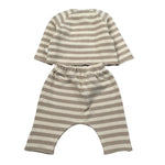 Teddy E Minou Completo 2 Pezzi Shirt-Pantalone Bianco/Beige per Neonato A25TDF0003M1091X BIANCO/BEIGE TEDDY E MINOU 
