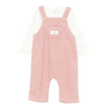 Teddy E Minou Completo 2 Pezzi Salopette-Shirt Rosa per Neonata A25TDS0004PE034 ROSA TEDDY E MINOU 