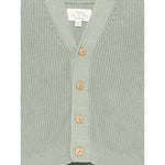 Teddy E Minou Cardigan tinta unita Verde per Neonato A25TGF0002EM635 VERDE TEDDY E MINOU 