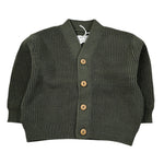 Teddy E Minou Cardigan tinta unita Verde per Neonato A25TGF0002EM635X VERDE TEDDY E MINOU 