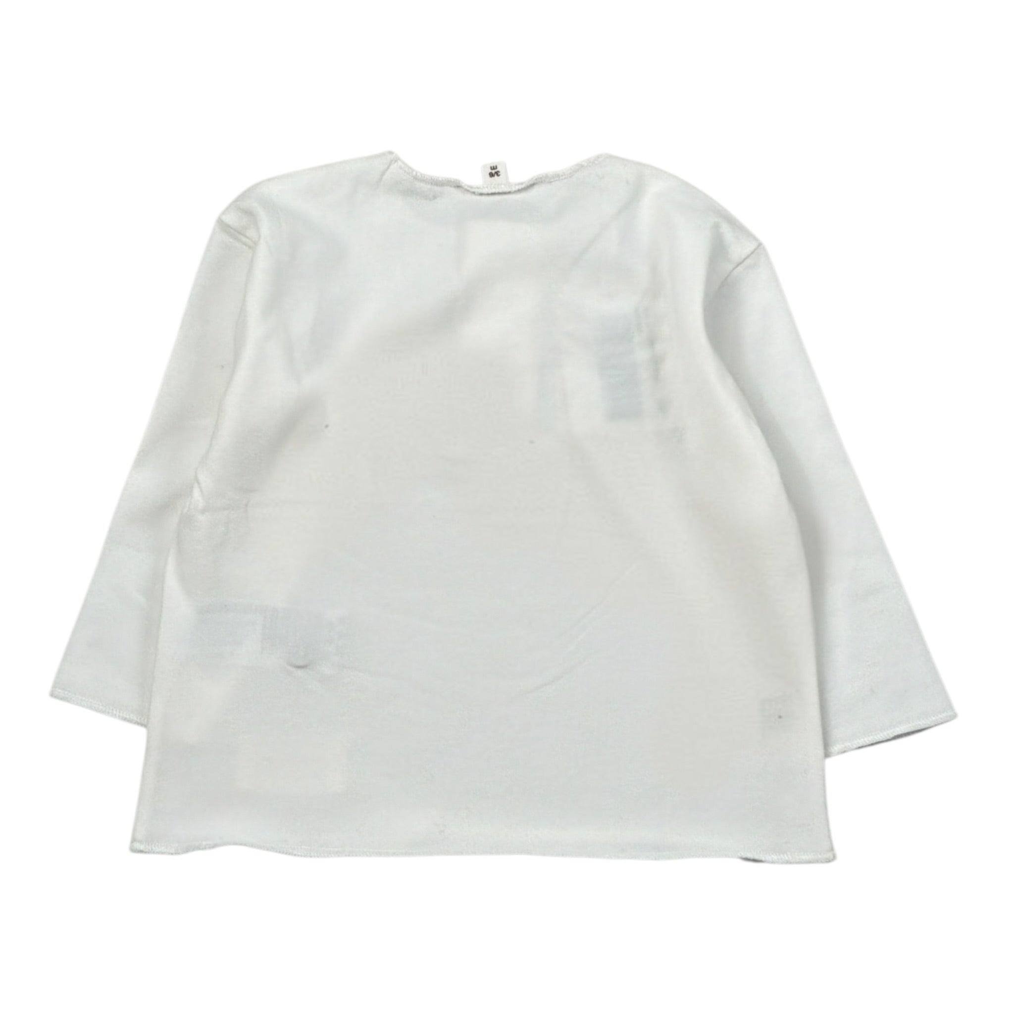 Teddy E Minou Shirt tinta unita con Bottoni Bianco per Neonato A25TTF0001M0115 BIANCO TEDDY E MINOU 