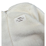 Teddy E Minou Tutina tinta unita con Zip E Cappuccio Bianco per Neonato A25TTP0002PE022 BIANCO TEDDY E MINOU 