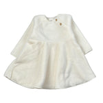 Teddy E Minou Abito tinta unita In Pelliccia Bianco per Neonata A25TVL0001PE022 BIANCO TEDDY E MINOU 